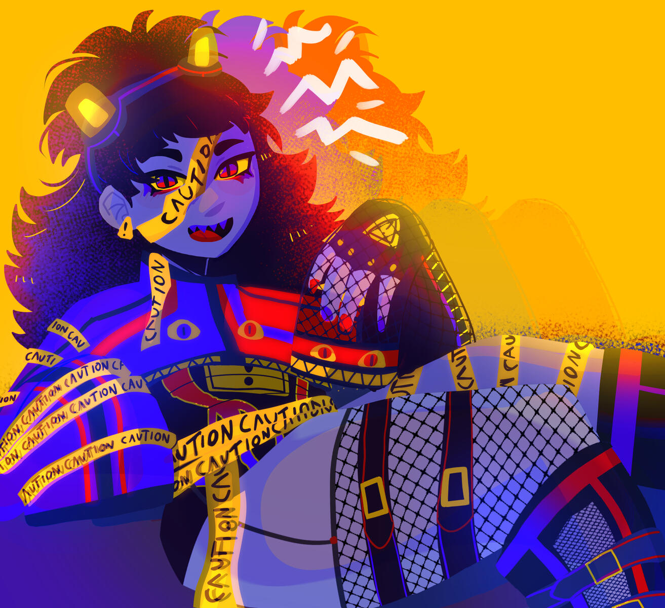 Artfight attack, character belongs to Madnexxus