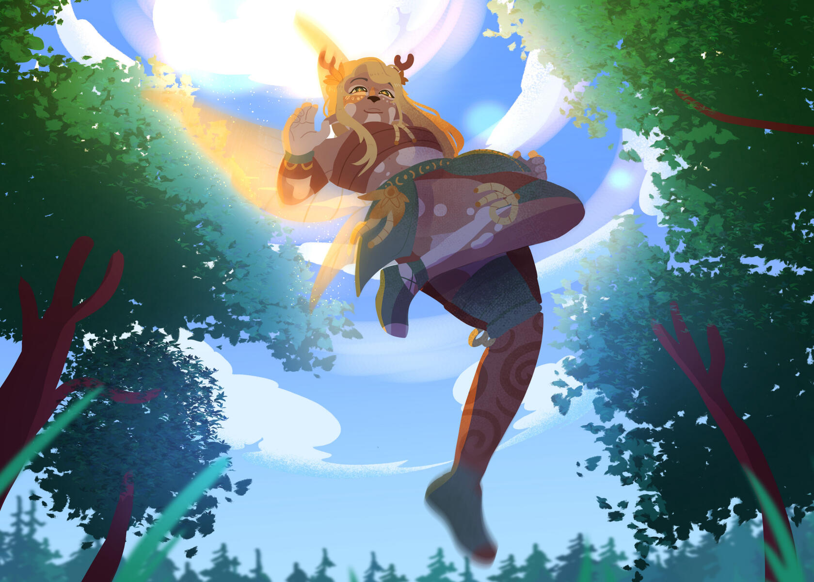 Artfight attack, character belongs to Starfishplain