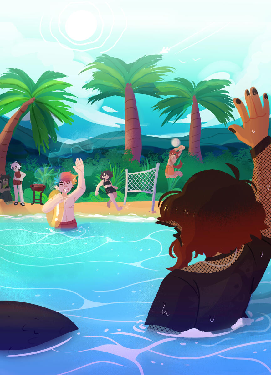 Background characters belong to Inemisol, Starfishplain, Pianobelt and grooce_draws