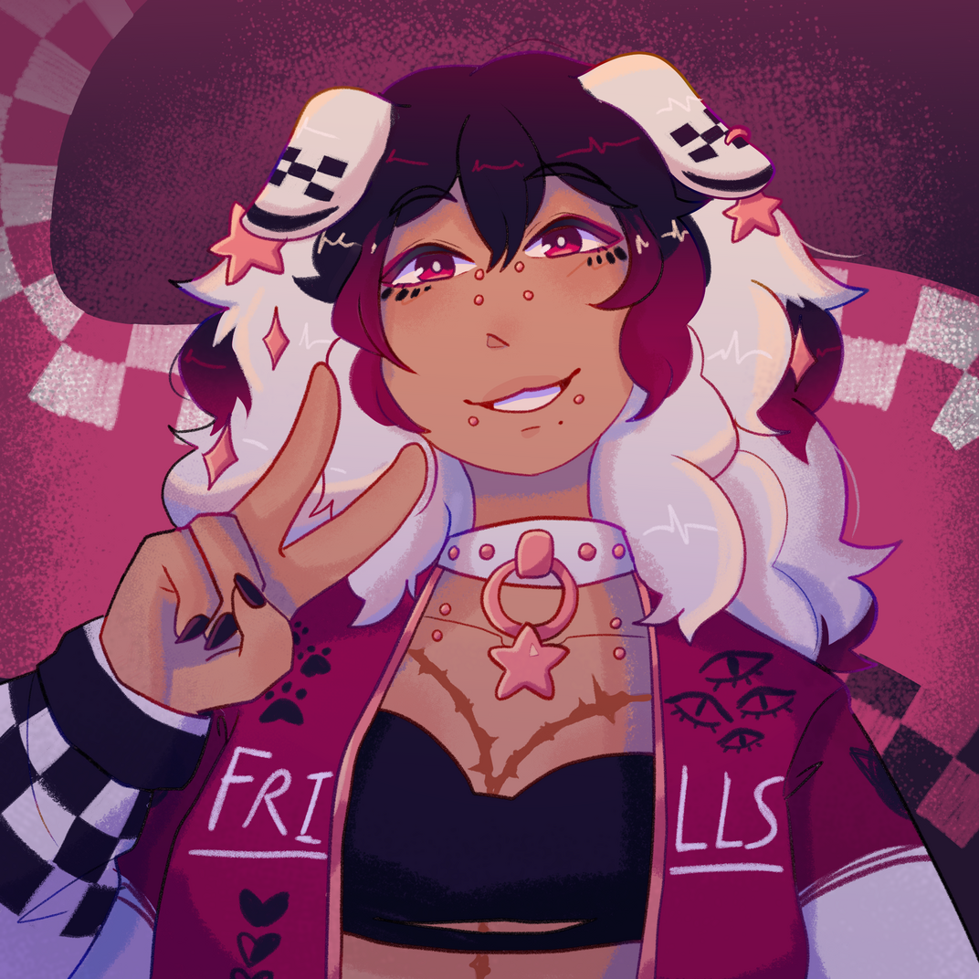 Lined style, commission for Frillyn